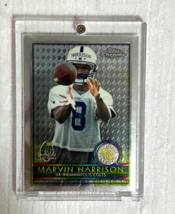 1996 Topps Chrome Card Marvin Harrison #156 Colts - £19.70 GBP