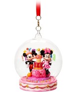 Disney Mickey and Minnie Mouse Happy Birthday Ornament Authentic Genuine... - $24.73