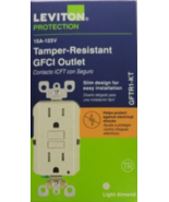 Leviton 15 Amp 125-Volt Duplex SmarTest Self-Test SmartlockPro Tamper Re... - $27.86 CAD