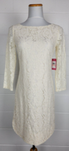 NWT Vince Camuto Ivory White Lace Sheath Dress VC5M9871 Sz 2 - £42.64 GBP