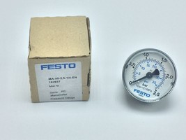 NEW FESTO MA-50-2,5-1/4-EN PRESSURE GAUGE 0 TO 2.5 BAR - $29.00