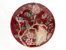 Decorator Wall Hanger Plate, Flowers &amp; Feathers, New Country Gear, Toyo Trading - £15.60 GBP
