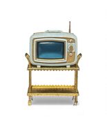 IDEAL Petite Princess Patti RARE TV on Metal Cart Dollhouse Miniatures - $116.62