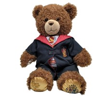 Build a Bear Harry Potter Gryffindor Brown Bear Plush Outfit Robe Shirt Tie BAB - £34.47 GBP