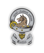 Clan Baillie Scottish Family Shield  Decal - $3.95+