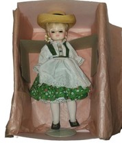 Madame Alexander German Heidi Doll Blonde Green Eyes Dress 1580 Original Box 14&quot; - £12.31 GBP