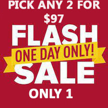 Wed - Thurs Aug 2-3 Flash Sale! Pick Any 2 For $97 Limited Offer Discount - $241.00