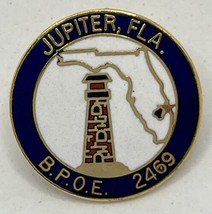 Jupiter Florida Elks Lodge 2469 BPOE Benevolent Protective Order Enamel ... - $7.95