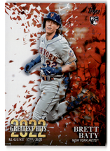 2023 Topps 2022 Greatest Hits #22GH-3 Brett Baty NM-MT Mets ID:49443 - £3.15 GBP