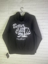 Breaking Bad Better Call Saul Logo Full Zip Hoodie Sweater Black Mens Size S - £35.43 GBP