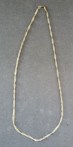 14 KT Gold Plated Necklace 20&quot; - £10.38 GBP