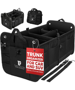 Premium Car Trunk Organizer with Adjustable Compartments - £50.93 GBP