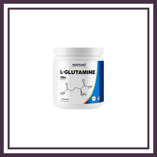 Nutricost Large Capacity Health Supplement Unflavored L Glutamine, 1 ea, 300g - $38.22
