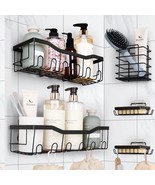 5 Pack Stainless Steel Shower Caddies Black - €66,60 EUR