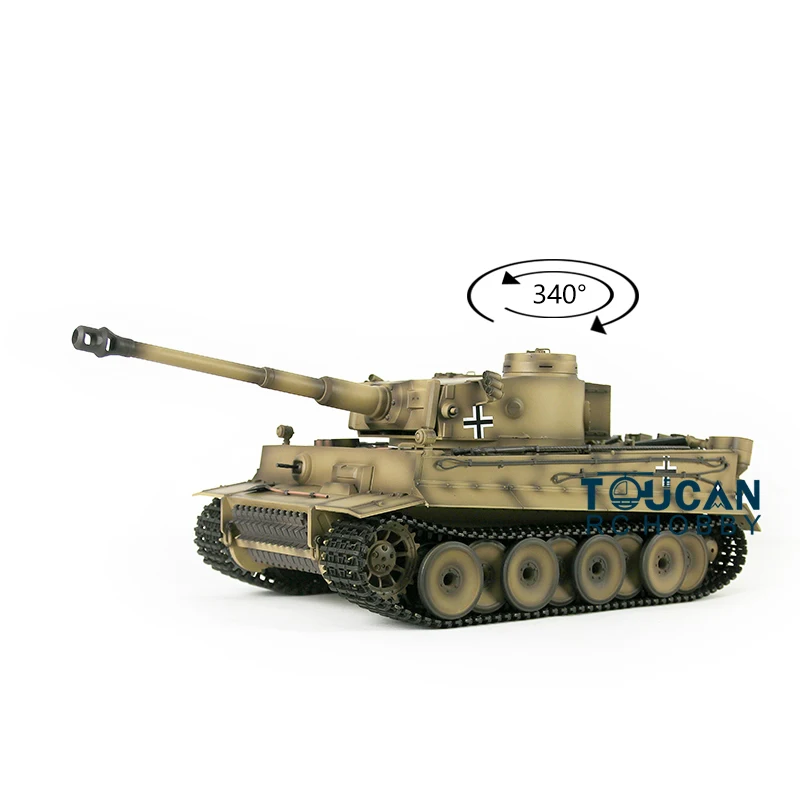 Outdoor Toys 1/16 Scale Heng Long 7.0 Plastic German Tiger I RTR RC Tank 3818 - £289.62 GBP
