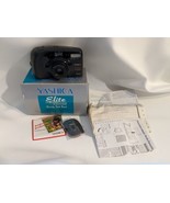 Yashica Elite Zoom QD Quartz Date Back 35mm Black Film Camera Working Box - $86.11