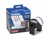 Brother DK-2113 Continuous Length Film Label Roll (Black/Clear) - $81.45