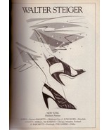 1985 Walter Steiger Shoes Footwear Sexy Legs Illustrated Vintage Print A... - £4.74 GBP
