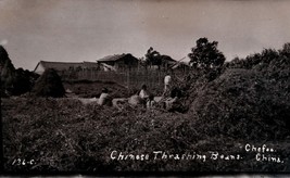 VINTAGE NEGATIVE; CHINESE THRASHING BEANS;CHEFOO, CHINA; CIRCA 1912 - £27.49 GBP