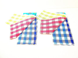 6 Dishcloths Kitchen Dish Washing Cloth Wiping Towels Cleaning Dishes Towel - £6.24 GBP