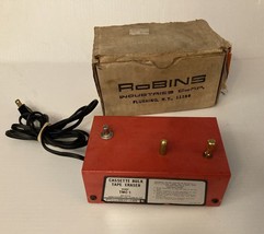 Vintage Robins Bulk Cassette Tape Eraser Made In USA TMC-1. With box, Wo... - £19.78 GBP