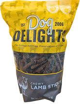Dog Delights Chewy Lamb Sticks Dog Treats 44 Oz EXP 01/2028 - $29.09