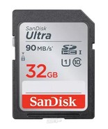 SanDisk Ultra SDHC UHS-I Card 32 GB 90 MB Fsat for Better Pictures and H... - $12.92 CAD