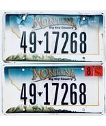 2007 United States Montana Park County Passenger License Plate 49 17268 - €17,18 EUR