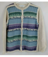 Alfred Dunner Women&#39;s Multi-Color Floral Cardigan Sweater Size Medium - $22.99 CAD