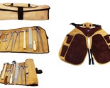 8 Piece Horse Shoe Farrier Hoof Grooming Tool Kit w/ Carry Bag Black 98479 - $197.99