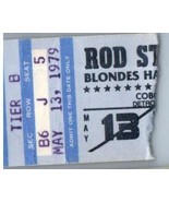 Rod Stewart Ticket Stub May 13 1979 Detroit Michigan - £27.29 GBP