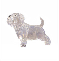 English Bulldog Sharpei 90046 Mini Puppy Figurine Crystal Cut Acrylic Cl... - $19.79