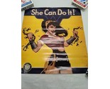 Loot Crate Wonder Woman She Can Do It Poster 9.5&quot; X 10.5&quot; - $32.07