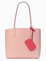 New Kate Spade Ava Reversible Tote with Pouch Double Faced Donut Pink / Dust bag - £96.42 GBP