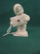 Department 56 Snowbabies Figurine &quot;Extra Special  Delivery&quot;, Oct Birthstone - £15.98 GBP