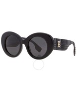 Burberry BE4370U 300187 Margot Sunglasses Black Frame Dark Grey Lens 49mm - $493.77 CAD