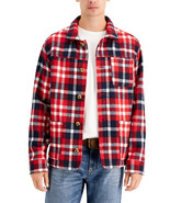 Club Room Men&#39;s Plaid Chore Jacket in Red/Navy-Size XL - $68.58 CAD