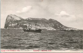 Vtg Cartolina 1910 Gibilterra General Vista W Varie Barche Photoglob Zurigo Unp - £14.27 GBP