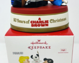 WORKING Hallmark Keepsake 50 Years Of A Charlie Brown Christmas Ornament... - $34.99