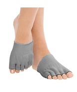 ASRocky Non Slip Pilates Yoga Socks with Grips Cotton for Women - £14.76 GBP