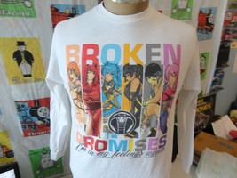 Broken Promises I’m in my feelings again Anime Graphic T Shirt Adult Size M - £16.79 GBP