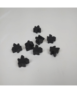 Carcassonne - Set of 8 Black Meeples - Brand New - $9.89