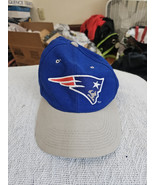 New England Patriots NFL Wool Back Script Snapback Blue Gray Hat Cap Vin... - $11.88