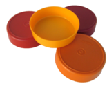 Tupperware Wonder Bowls Harvest Colors Lot of 4 #1405 No Lids Vintage - $14.95