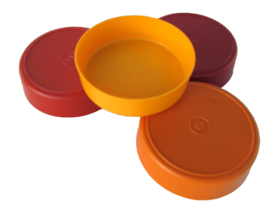 Tupperware Wonder Bowls Harvest Colors Lot of 4 #1405 No Lids Vintage - £11.77 GBP