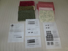 A SQUARE DEAL Judy Hopkins Mystery TWIN QUILT TOP PATTERN w/Fabrics Iden... - $89.00