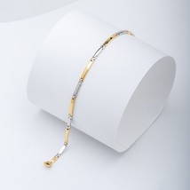 Two Tone Men&#39;s Bracelet in 14K Gold- Men&#39;s Jewelry,-Men&#39;s Gift - $761.09