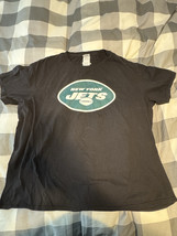 New York Jets Sauce Gardner #1 T-Shirt 2XL Black Delta Preshunk Cotton NFL - $7.84