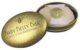 Honey House Naturals Baby Belly Bar Solid Lotion Bar, New in Gold Tin Case, 1.7 - £12.67 GBP