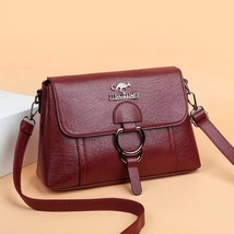Vintage Soft Leather Women Shoulder Bags Designer Handbags Commuter Bag Small Cr - £31.30 GBP
